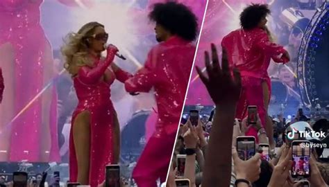 beyoncé pussy slip|Beyoncé’s dancer saves her from wardrobe malfunction during ...